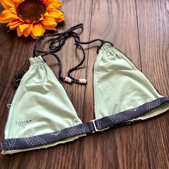 🦋B2G1🦋TAVIK LILY Yokota Floral Bikini Top NWT | MEDIUM | - Picture 7 of 11